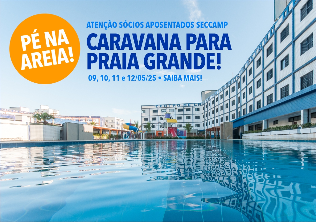 CARVANA | Estão abertas as inscrições da Caravana para a Praia Grande.