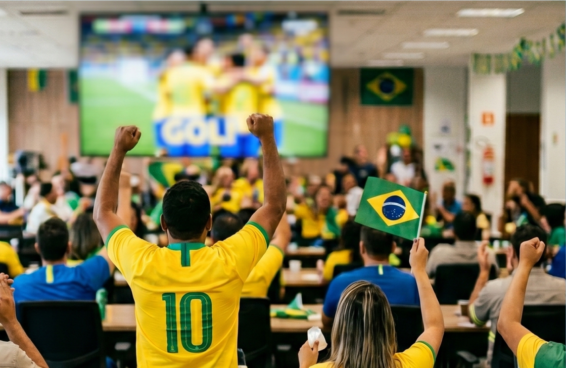 COPA DO MUNDO | Empresas podem adotar diferentes medidas durante jogos do Brasil